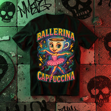 Load image into Gallery viewer, "Dance into Your Dreams with Our Ballerina Cappuccina Shirt" - Customizable Gift for Kids Shirts PopCulturePrints