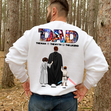 Load image into Gallery viewer, A Legend in Every Stitch - The Galaxy Dad Shirt - Personalized Gift for Dad Shirts PopCulturePrints