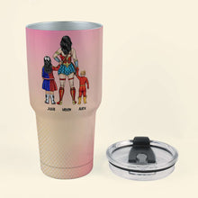 Load image into Gallery viewer, Personalized Superhero Mom Tumbler - Gift for Family Tumbler Cup PopCulturePrints