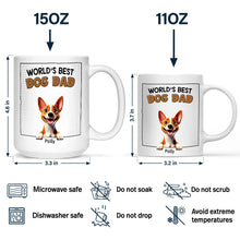 Load image into Gallery viewer, Dog Dad - Thanks For Putting Up With My Sht - Personalized Mug Mug PopCulturePrints