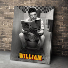 Load image into Gallery viewer, Personalized Funny Bathroom Poster - Custom Name Design Poster & Canvas PopCulturePrints