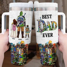 Load image into Gallery viewer, Custom Hero-Themed Tumbler for Dad - Best Dad Ever Tumbler Cup PopCulturePrints