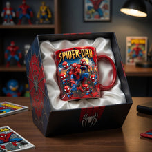 Load image into Gallery viewer, “Superheroes Unite!” - The Arachnid Reveal Heat Changing Mug, Personalized Gift for Dad, Perfect for Father's Day Coffee Mug PopCulturePrints