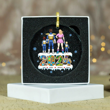 Load image into Gallery viewer, Personalized Family Christmas Ornament - 2024 Anime Theme Ornament PopCulturePrints