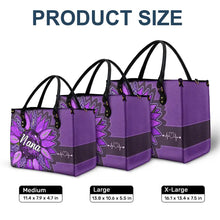 Load image into Gallery viewer, “Nana's Love Blooms Bright” - Personalized Leather Bag for Mom, Grandma, and Loved Ones Leather Bag PopCulturePrints