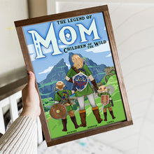 Load image into Gallery viewer, The Legend Of Mom - Personalized Canvas Print for the Super Mom Poster & Canvas PopCulturePrints