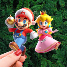 Load image into Gallery viewer, Custom Couple Christmas Ornament - Personalized Gaming Keepsake for Valentine's Day Gifts Ornament PopCulturePrints