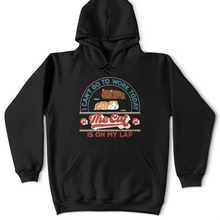 Load image into Gallery viewer, The Cat Is On My Lap - Personalized T-Shirt for Cat Lovers T-shirt PopCulturePrints