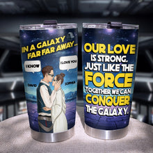 Load image into Gallery viewer, Personalized Galaxy Love Tumbler - Perfect Couple Valentine Day Gifts Tumbler Cup PopCulturePrints