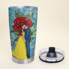 Load image into Gallery viewer, Personalized Enchanted Couple Tumbler - Unique Gift for Couples Tumbler Cup PopCulturePrints