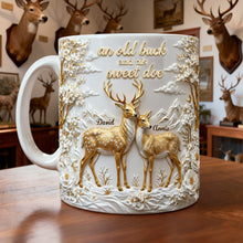 Load image into Gallery viewer, “An Old Buck and His Sweet Doe” - Precious Deer & Doe Couple Coffee Mug, Personalized Gift for Couples Coffee Mug PopCulturePrints