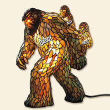 Load image into Gallery viewer, “A Gift as Unique as Dad” - Papa Bigfoot Acrylic Light Box - Personalized Gifts for Dad