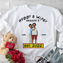 Load image into Gallery viewer, Personalized Husband & Wife Sweatshirt - Unique Anniversary & Valentine's Day Gifts Shirts PopCulturePrints