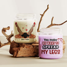 Load image into Gallery viewer, Personalized Couple Scented Candle - Fun & Flirty Design Scented Candle PopCulturePrints