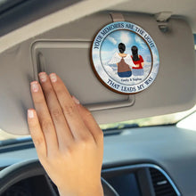 Load image into Gallery viewer, Your Memories Are The Light - Personalized Custom Shaped Car Visor Clip Gift Car Visor Clip PopCulturePrints