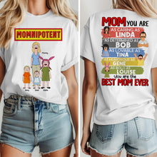 Load image into Gallery viewer, You're the Best Mom Ever - Personalized Gift for Mom T-Shirt Shirts PopCulturePrints