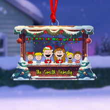 Load image into Gallery viewer, Custom Family Christmas Acrylic Ornament Ornament PopCulturePrints