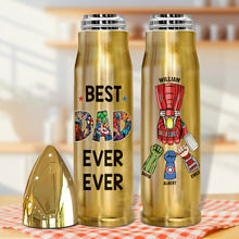 Load image into Gallery viewer, Personalized Superhero Bullet Tumbler for Dad Tumbler Cup PopCulturePrints