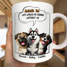 Load image into Gallery viewer, Dear Mom, Forget Mother's Day - Personalized Dog Lovers Mug Mug PopCulturePrints