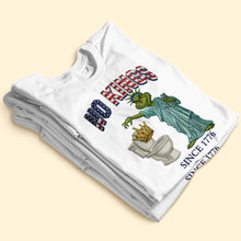 Load image into Gallery viewer, “No Kings, Just Fun!” - Funny Green Monster Shirt - Customizable Gift for Everyone Shirts PopCulturePrints