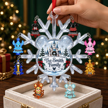 Load image into Gallery viewer, “A Memory to Cherish” - Snowy Christmas Memories Ornament - Personalized Family Gift