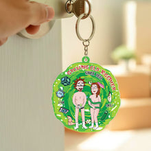 Load image into Gallery viewer, Personalized Portal Keychain - Growing Old Together Since 2022 | Valentine's Day Gifts Keychains PopCulturePrints