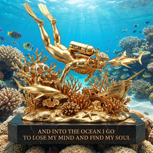 Load image into Gallery viewer, Scuba Diving Acrylic Plaque - Personalized Gifts For For Ocean Lovers 04DTDT260626 Shaped Plaques PopCulturePrints