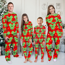 Load image into Gallery viewer, Custom Family Christmas Pajama Set - Grinch Design Pajama Set PopCulturePrints