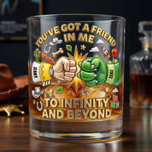 Load image into Gallery viewer, You've Got a Friend in Me - Personalized Drinking Glass for Friends