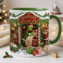 Load image into Gallery viewer, "Spread Holiday Cheer!" - Personalized Holiday Post Coffee Mug - Custom Gift for Friends, Family & Loved Ones