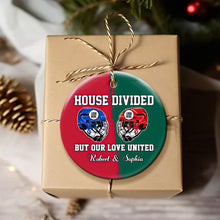 Load image into Gallery viewer, Personalized Ice Hockey Lovers Christmas Ornament for Couples - Valentine's Day Gifts Ornament PopCulturePrints