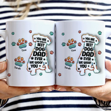 Load image into Gallery viewer, Happy Father's Day To A Pawsome Dad - Personalized 3D Inflated Effect Mug Mug PopCulturePrints