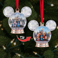 Load image into Gallery viewer, Create Magical Memories with Personalized Sparkle Globe Christmas Ornament - Custom Photo Gift for Family & Friends Ornament PopCulturePrints