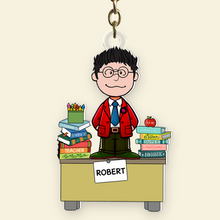 Load image into Gallery viewer, Personalized Family Print - Mom & Kids Holding Hands Keychains PopCulturePrints