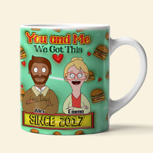 Load image into Gallery viewer, Customizable 3D Mug for Couples - Valentine's Day Gifts & Pop Culture Gift Since 2015 Coffee Mug PopCulturePrints