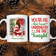 Load image into Gallery viewer, Personalized Christmas Mug - All I Need Under the Tree Coffee Mug PopCulturePrints