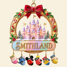 Load image into Gallery viewer, Bringing Family Joy This Christmas - Personalized Gloves Family Ornament