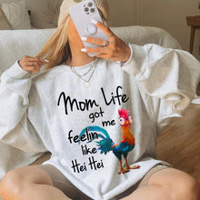 Load image into Gallery viewer, Mom Life Funny Hei Hei T-Shirt - Personalized Gift Shirts PopCulturePrints