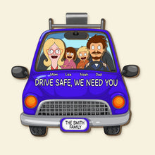 Load image into Gallery viewer, Drive Safe, We Need You - Personalized Family Car Visor Clip Caps PopCulturePrints