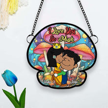 Load image into Gallery viewer, Personalized Couples Acrylic Suncatcher - Love You So Mush Suncatcher PopCulturePrints