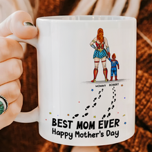 Load image into Gallery viewer, Best Mom Ever - Personalized Coffee Mug for Mother's Day Coffee Mug PopCulturePrints