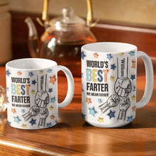 Load image into Gallery viewer, World's Best Farter, I Mean Father - Personalized 3D Inflated Effect Mug Mug PopCulturePrints