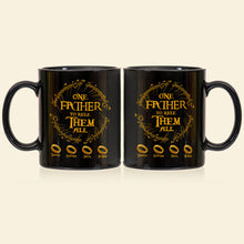 Load image into Gallery viewer, Personalized 'One Father to Rule Them All' Mug Coffee Mug PopCulturePrints