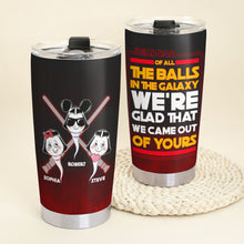 Load image into Gallery viewer, Personalized Funny Galaxy Sperm Tumbler Cup - Hilarious Gift for Dad Tumbler Cup PopCulturePrints