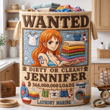 Load image into Gallery viewer, Wanted Adventure Laundry Basket - Personalized Gifts 03paqn110726 Laundry Basket PopCulturePrints