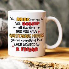 Load image into Gallery viewer, Personalized Best Friend Mug - Quirky Cartoon Design Coffee Mug PopCulturePrints