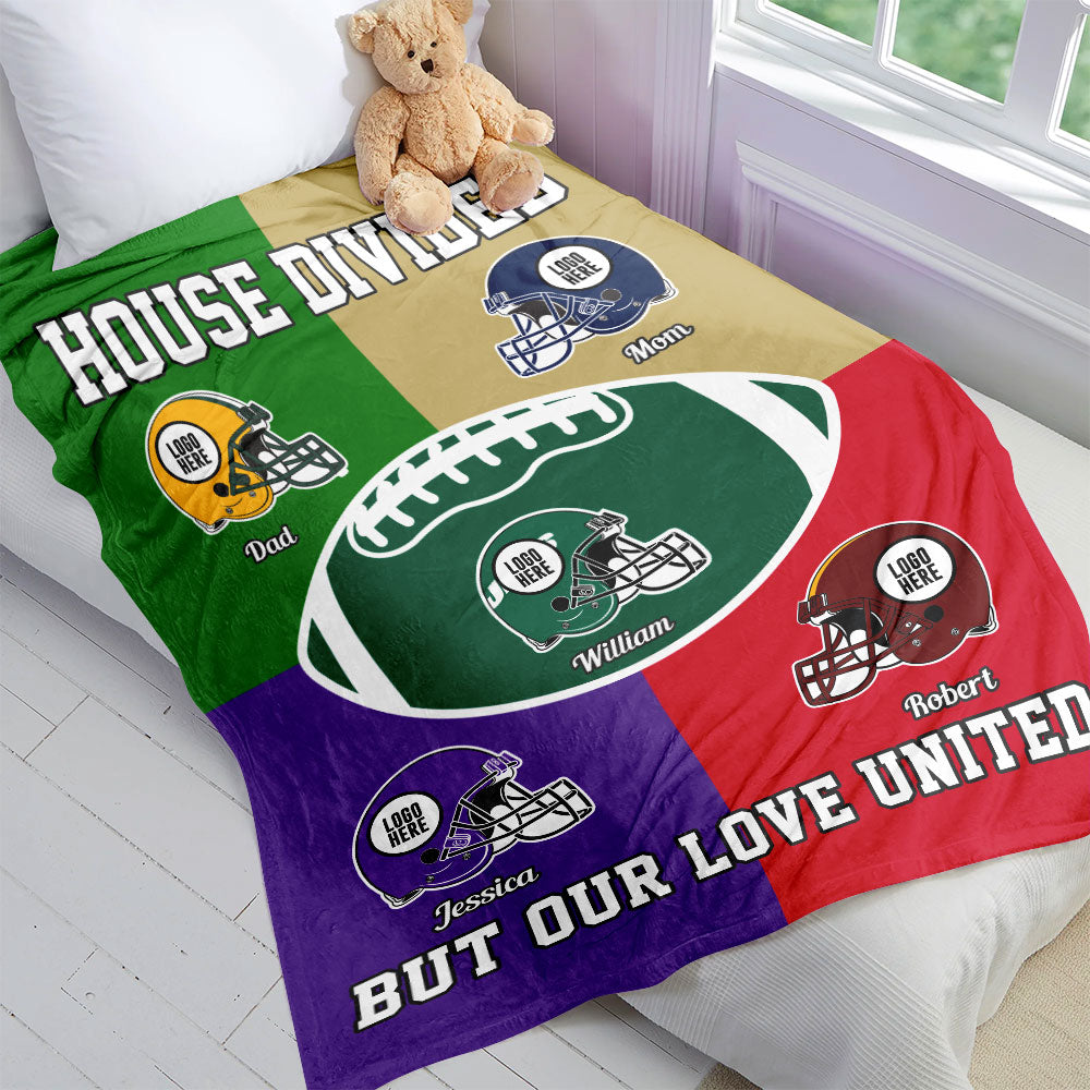 Custom Family Blanket for American Football Lovers Blanket PopCulturePrints