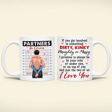 Load image into Gallery viewer, Personalized Partners in Crime Coffee Mug - I Love You Coffee Mug PopCulturePrints