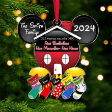 Load image into Gallery viewer, Personalized New Beginnings Family Christmas Ornament Ornament PopCulturePrints