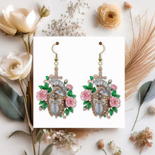 Load image into Gallery viewer, "Embrace Your Inner Warrior: Knight Helmet Aesthetic Earrings - Personalized Gift for Strong Women" Earrings PopCulturePrints